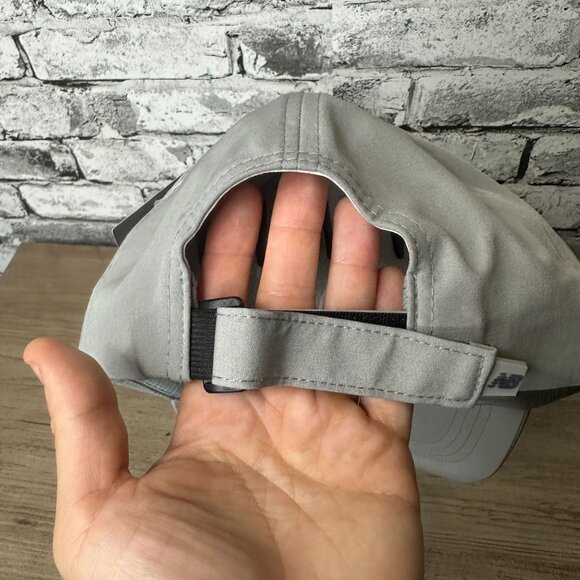 NWT New Balance Unisex 6 Panel Performance Cap V2 Hat One Size (Slate)(LAH51002) - Picture 12 of 12